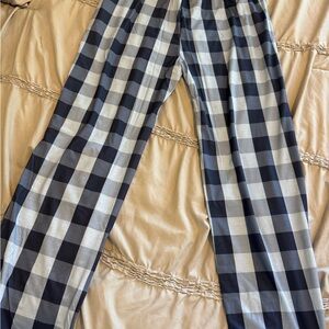 Men's Checkered Pants - Black and White